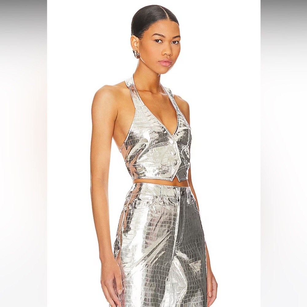 AFRM from Revolve Silver Harlan Vest